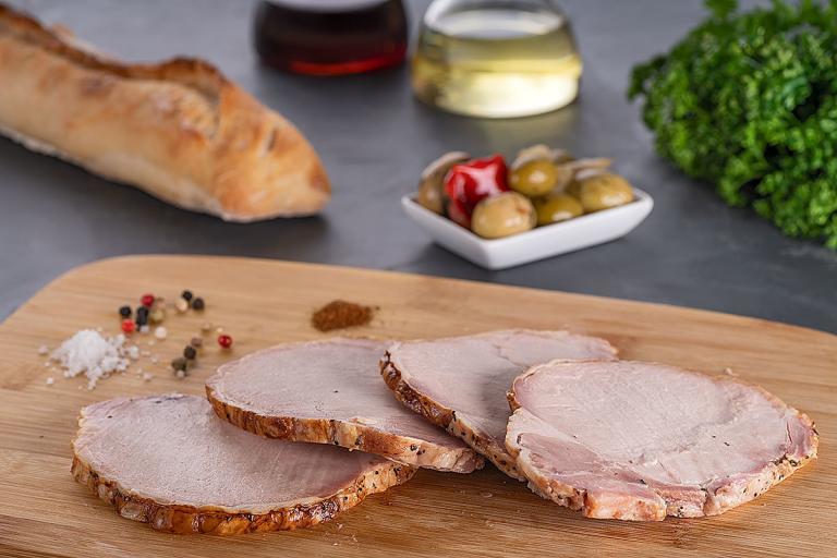 Rôti de porc cuit (4 tranches) – Bancel Charcuterie